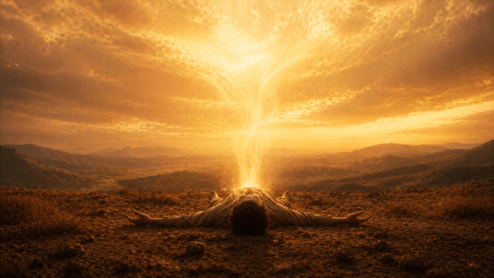Rejuvenated poem by Hillis Pugh on recovering from burnout through stillness meditation and the natural soul healing of the universe