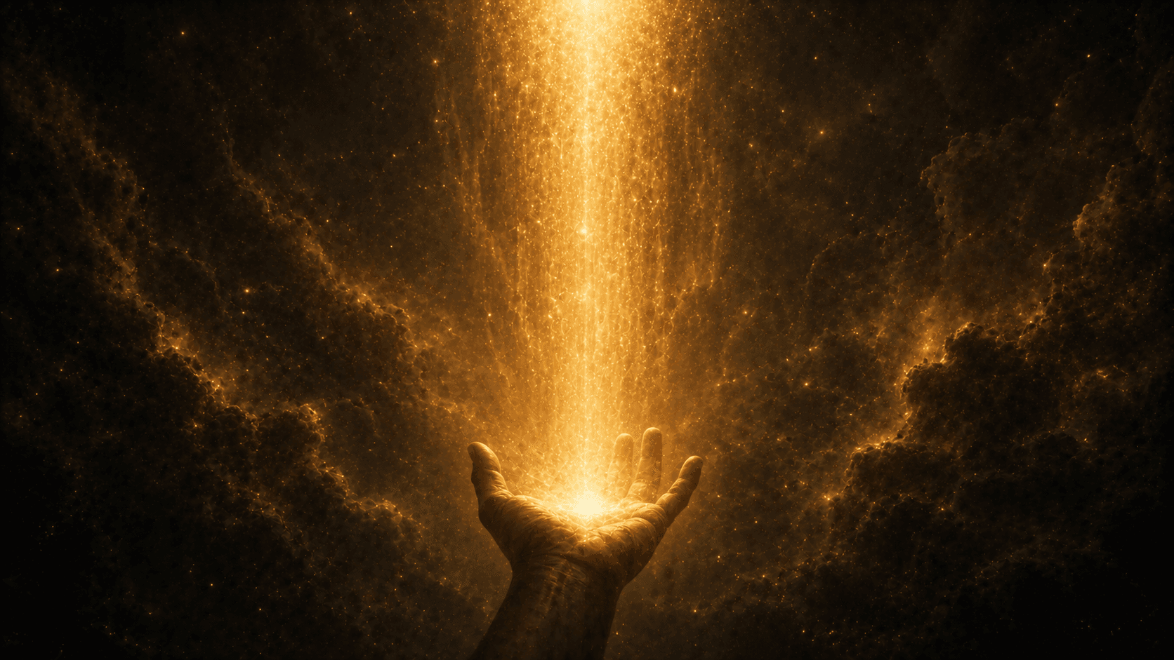 The Summoning poem by Hillis Pugh on using words thoughts and emotions to call forth divine self Source and manifest all desires with love